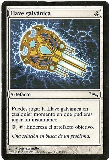 Magic mirrodin llave galvánica 173/306 español